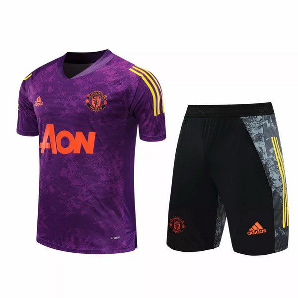 Entrenamiento Manchester United Conjunto Completo 2020/21 Purpura